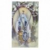 Pewter Miraculous Medal with 18" Stainless Steel Necklaces and Prayer Card - CW119DQ691X