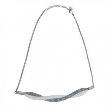 Swarovski StardustShort Twist Necklace Silver