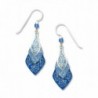 Adajio by Sienna Sky Lake Blue 3-part Necktie Sterling Silver Earrings 7445 - CI1197OZ4QR