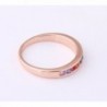 Acefeel Simplicity Multicolor Drilling Girlfriend in Women's Band Rings