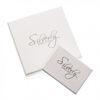 Silverly Womens Sterling Silver Earrings