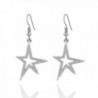 Earrings Stylish Shining Rhinestone Anti allergy - Silver Plated Shining Star - CC188L0YSOW