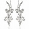 The Ear Pin Sterling Silver Good Luck Geckos Earrings - CH118W1703L