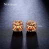 NEWBARK Gold Plated Pincess Zircon Earrings