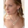 Mariell Rhinestone Necklace Earrings Bridesmaids