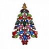 Bejeweled Christmas "Color Explosion" Rhinestone Tree Pin 116 - CU11RKEXUUD