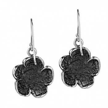 Blooming Sterling Silver Dangle Earrings in Women's Drop & Dangle Earrings