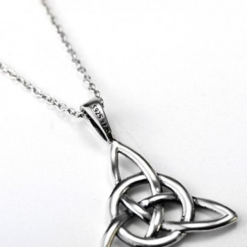 Sterling Triangle Vintage Pendant Necklaces in Women's Pendants