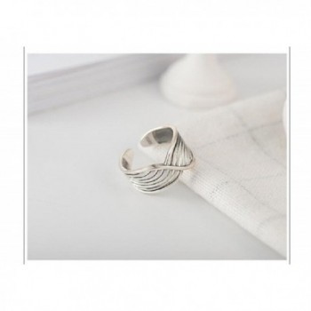 Twisted Vintage Sterling Adjustable Stackable in Women's Stacking Rings