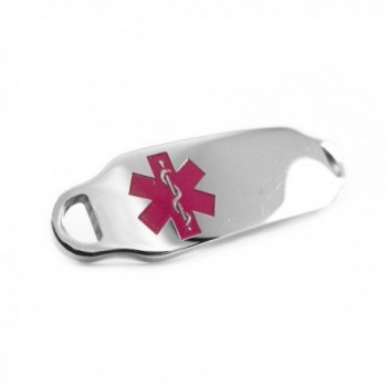 MyIDDr - Medical Alert Identification Tag- Can be Attached to an ID Bracelet- Purple Symbol - C3116JA23QP