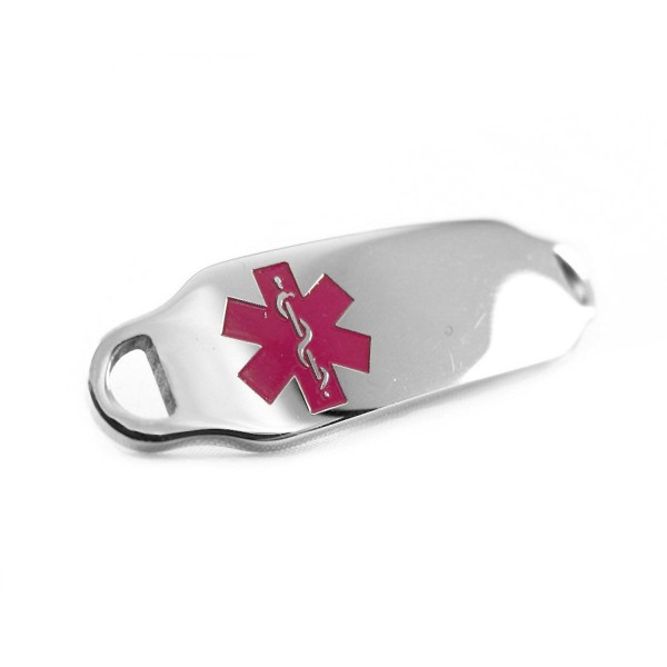 MyIDDr - Medical Alert Identification Tag- Can be Attached to an ID Bracelet- Purple Symbol - C3116JA23QP