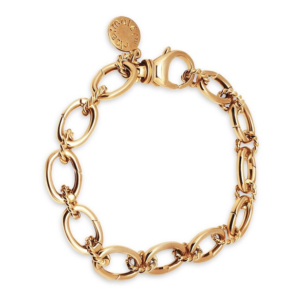 14k Gold Plated Charm Bracelet for Women- Teens & Girls - Links Open for Charms- Includes Gift Box by Charmulét - C317XMRYAL4