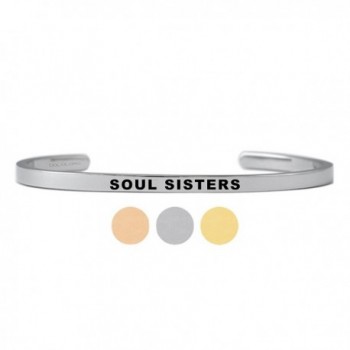 Mantra Phrase: SOUL SISTERS - Further Design & Customize your Dolceoro Cuff Bracelet - CK18535UCEW