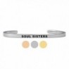 Mantra Phrase: SOUL SISTERS - Further Design & Customize your Dolceoro Cuff Bracelet - CK18535UCEW