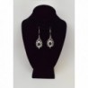 Gothic Black Thorns Dangle Earrings