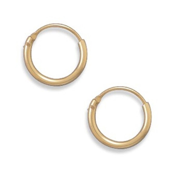 Gold Filled 11mm Diameter 12/20 Endless Hoop Earrings - CR11GS3CX6J