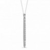 Sterling Vertical Necklace Layering Minimalist - CN12JLZ7ZZT