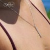 Sterling Vertical Necklace Layering Minimalist in Women's Pendants