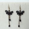 RareLove Lolita Butterfly Fringe Earrings in Women's Drop & Dangle Earrings