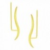 DOMILINA Sterling Crawler Earrings Delicate - Gold - CM1899KNAAH