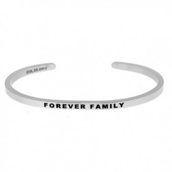 Mantra Phrase: FOREVER FAMILY - 316L Surgical Stainless Steel - CU187YQQHXQ