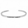Mantra Phrase: FOREVER FAMILY - 316L Surgical Stainless Steel - CU187YQQHXQ