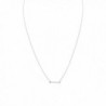 925 Sterling Silver 16 Inch Arrow Design Necklace - CP11DKKZSHT