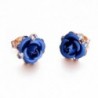 Yoursfs Filigree Earrings Leverback Jewellery - Rose Flower - C212O751G0K