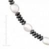 Honora Freshwater Cultured Hematite Necklace in Women's Collar Necklaces