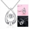 Teardrop Necklace Sterling Zirconia Infinity - CP12HXLQFOZ