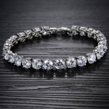 OPK Jewelry Platinum Bracelet Zirconia