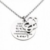 N.egret Infinity Love Heart Pendant Necklace Sisters and Friends Wedding Gift Birthday Anniversary - CV18542IXNY