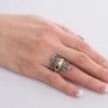 Carolyn Pollack Sterling Silver Insert in Women's Band Rings