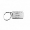 NextStone I love you Lettering Tag Valentine's Day Key Chain - CG12M2ZFJAR