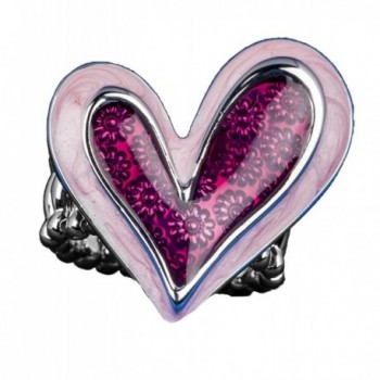 Women's Fashion Heart Elastic Band Ring by Shagwear - C911DPRP75P