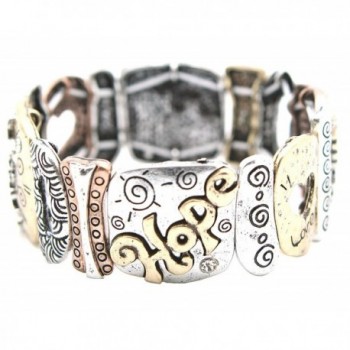 Faith Corinthians Texturee Stretch Bracelet