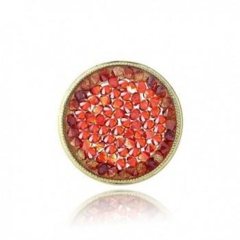 Bria Lou Flashed Swarovski Crystals - Red - CY1289GBPG1