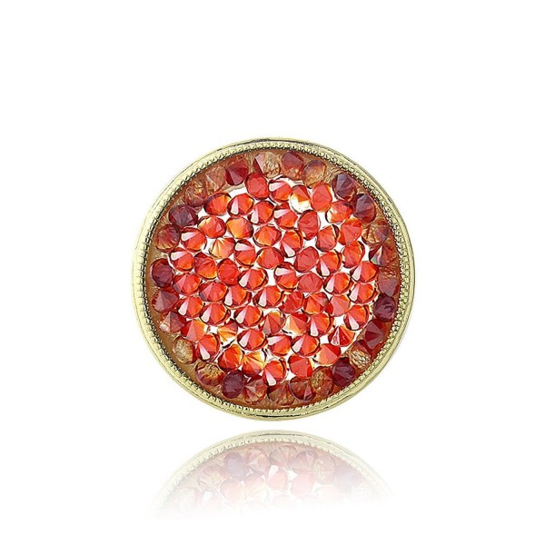 Bria Lou Flashed Swarovski Crystals - Red - CY1289GBPG1