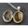 Antique Swallow Bird Locket Necklace in Women's Lockets
