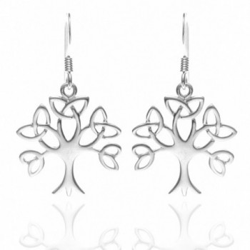 Sterling Silver Celtic Trinity Earrings