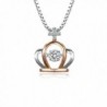 T400 Jewelers Sterling Necklace Swarovski - CU12FKERTJR