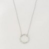 Sterling Silver Hammered Pendant Necklace in Women's Pendants