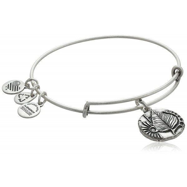 Alex and Ani A New Day Bangle Bracelet - Rafaelian Silver - C0121VU7WL9