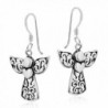 Guardian Sterling Silver Dangle Earrings