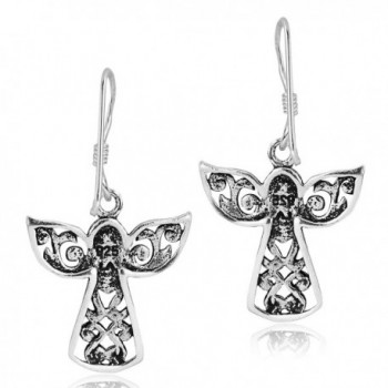 Guardian Sterling Silver Dangle Earrings in Women's Drop & Dangle Earrings