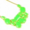 Womens Acrylic Cluster Necklace Jewelry