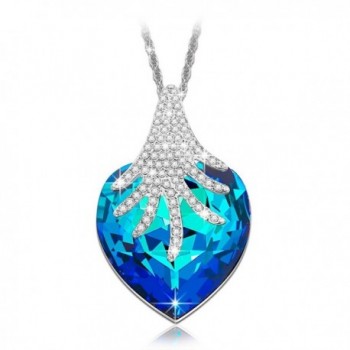 Valentines Necklace Fashion Swarovski Elements - C412C86TS0X