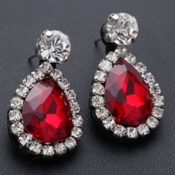 YAZILIND Teardrop Necklace Earring Jewelry in Women's Jewelry Sets