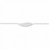 Feather Ankle Bracelet Anklet Sterling Silver Adjustable Length- 11-inch - CO12JR9QD7P
