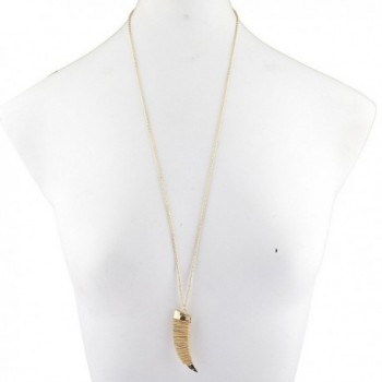 Lux Accessories Goldtone Hammered Necklace